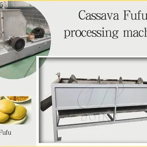 Fufu Making Machine Cassava to Fufu Processing Line With Cassava Peeler, Grater, Presser, Dryer thumbnail-4