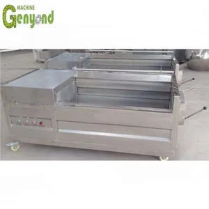 Popular Brush Roller Washing Peeling Machine for Potato/Sweet Potato/Carrot/Taro/Kiwi Fruit thumbnail-4