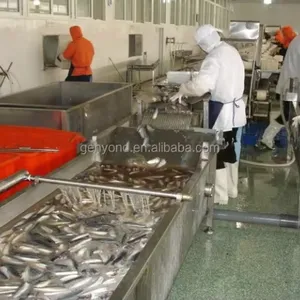 Canned Mackerel Fish Processing Line With Packaging Aluminum Alloy Cans thumbnail-1