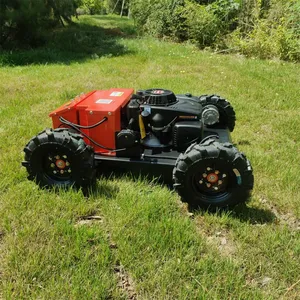Factory Direct Sales Low Price Buy Online Industrial Single Cylinder Gasoline-Powered Remote Control Self Propelled Wheeled Lawn thumbnail-3