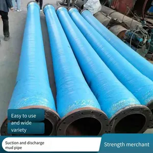 Large-diameter Drainage Rubber Hose, Custom-made by Langfeng Manufacturer, 3 Inches, for Mine Hydraulic Supports and Oil Transportation thumbnail-4