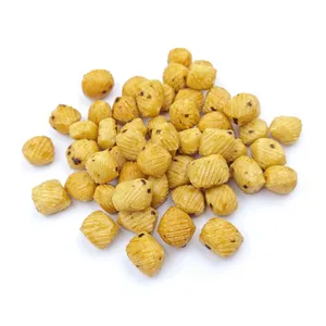 Factory Supply Low Oil Baked Sweet Soy Garlic Rice Snacks, Crispy Ribbed Rice Puff Snacks, Custom Flavor Bulk OEM thumbnail-2