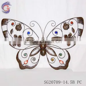 Metal Butterfly Wall Hanging Home Decoration thumbnail-5