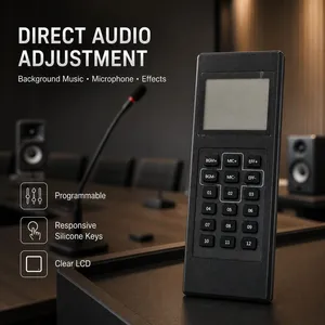 KGL3018 18-Key Programmable Audio System Remote Control LCD Wireless IR RF Controller for Amplifier thumbnail-3