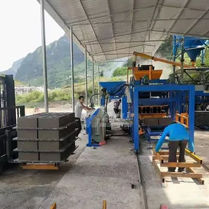 Industrial Cement Concrete Paver Brick Production Line For Construction Project thumbnail-5