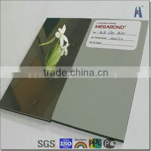 4mm Gold/silver Mirror Aluminum Composite Panel thumbnail-1