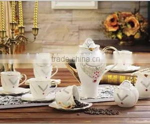 Porcelain Coffee Cup and Saucer Sets thumbnail-1