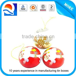 Hot Sale Christmas Gift Tin Ball thumbnail-1