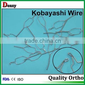 SS/Niti Dental Orthodontic Kobayashi Wire Arch Wire thumbnail-1