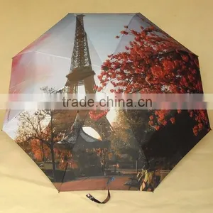3 Folding Umbrella With Automatic Open and Close thumbnail-1