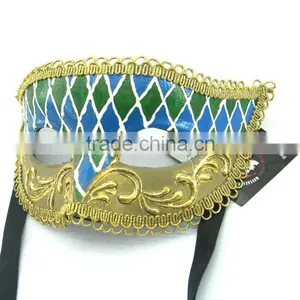 Shape Face Mask With Halloween Mask Half Face Female Costume Party Princess of Venice thumbnail-1