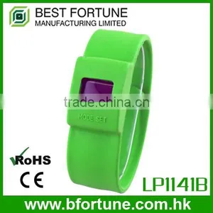 LP1141B Wholesale Silicon Watch With Slap Bracelets thumbnail-1