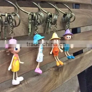 Small Human Figure Plastic Key Chain Link Toys Connecting Toys thumbnail-2