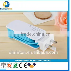 Colorful USB Travel Charger 5V 4.2Aquick Charging 4 Port Usb Car Charger thumbnail-1