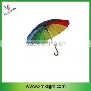 Modern 16 Colors Straight Rainbow Umbrellas thumbnail-2