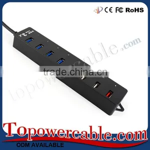 Cheap Hi - Speed Usb 3.0 With 2.0 8 Ports Hub For Smart Phones Tablets thumbnail-3