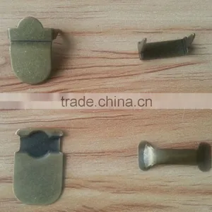 8014A6 Brass Hook and Bar in Oxy Brass Color For Mens Suit Trousers --8014A6 thumbnail-2