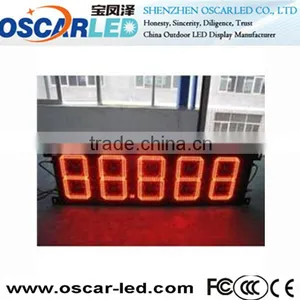 Optional Size & Single Color Led Digital Gas Station Programming Sign Led Display thumbnail-3