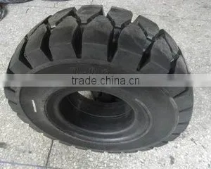 China Hot Sale Industrial Pneumatic Solid Forklift Tire 3.00D-8.00G thumbnail-1
