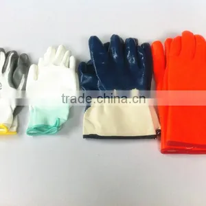 pu Coated Gloves/nitrile Coated Glove/ Latex Gloves thumbnail-1