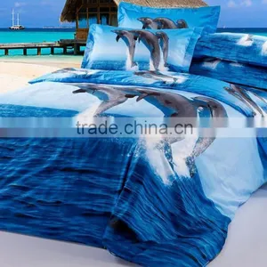 High Quality 100% Cotton Custom 3D Animal Printing Bed Set thumbnail-5