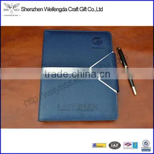 2015 Business pu Leather a5 Notebook Cover High Quality Agenda Case Nice Design thumbnail-1