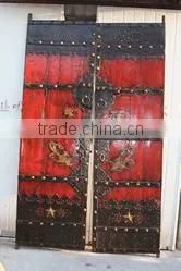 Chinese Antique Shanxi Soild Wood Big Red Garden Door Quality Choice thumbnail-1