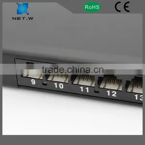 0.5U Height Wall Mount Patch Panel, Utp Patch Panel 24 Port thumbnail-5