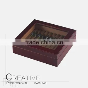 China Supplier Handcraft Cherry Wood Cigar Humidor thumbnail-1