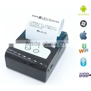 58mm Portable Receipt Mini Printer For Android Thermal Bluetooth Printer Continuously Working thumbnail-1