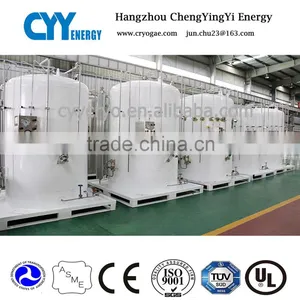 1~5m3 22Bar High Vacuum Multi-Layer Cryogenic Micro Bulk Tank for Liquid Gases thumbnail-1
