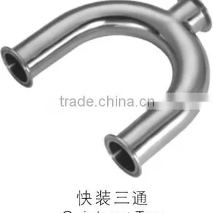 Sanitary Fitting Stainless Steel U/Y Tee Pipe Fitting For Tube Fittings thumbnail-5