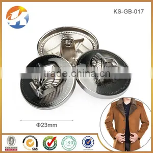 Fashion Luxury Alloy Custom Logo Metal Buttons thumbnail-1
