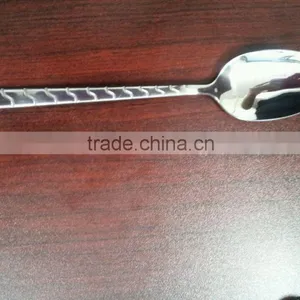 JZ051 Bench Mirror Polish Stainless Steel Dinner Spoon thumbnail-1