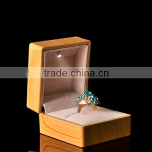 Luxury Wooden Antique Led Light Jewelry Box thumbnail-1