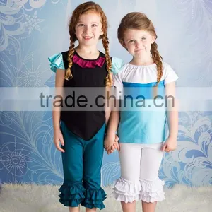 Unique Fun Kids Girls t Shirt Flutter Sleeves t Shirt Kids Wholesale thumbnail-2