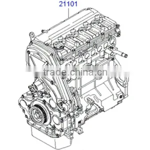 NEW ENGINE DIESEL D4CB EURO-4 ASSY SET HYNDAI 2015 MNR thumbnail-2