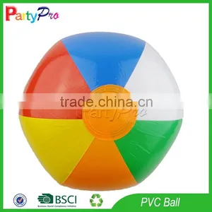 Partypro China Supplier New 2015 Promotional Small Clear PVC Inflatable Beach Ball thumbnail-2