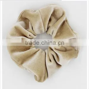 Wholesale Large Elegant Velvet Hair Scrunchie Hair Bands Ponytail Holder thumbnail-1