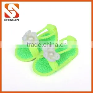 SJ-6282 2015 Promotional Knited Baby Moccasin Fashion Crochet Baby Sandle Shoes thumbnail-4