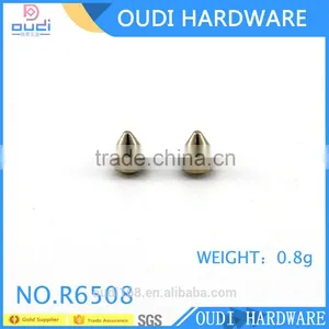 SGS Ccertificated Copper Material Bullet Shape Garment Accessories Garment Button thumbnail-6
