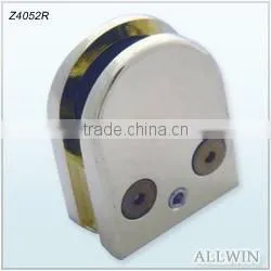 Polished Zinc Alloy Mini Z-Series Round Shape Radius Base Glass Clamp thumbnail-1