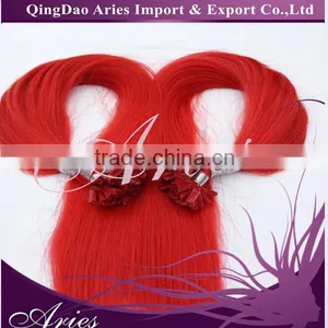 16"1g Russian Slavic Remy Double Drawn Italian Keratin U-Tip Real Hair Extension thumbnail-1