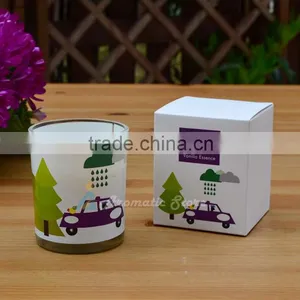 150G Vanilla Essence Glass Jar Candle thumbnail-1