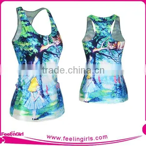 NO MOQ New Custom Fitness Bathroom Vanity Tank Tops thumbnail-2