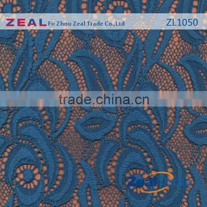 Nylon Spandex Elastic Lace Fabric for Wedding Dress Wholesale thumbnail-1