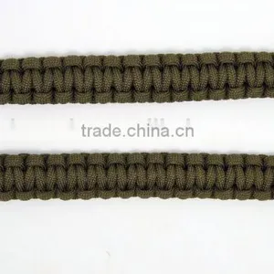 Handmade High Quality Useful Army Green 550 Paracord Survival Bracelet thumbnail-3