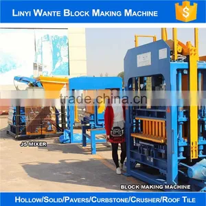 WANTE BRAND QMY10-15 Block Machinery and Crusher Machinery Batching Plant thumbnail-5