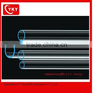 High Quality Transparent Quartz Tube for Double Zones Tube Furnace thumbnail-1