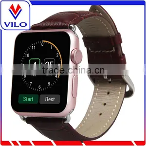 New Genuine Leather Strap Wrist Band For Apple Watch IWatch 38mm 42mm thumbnail-1